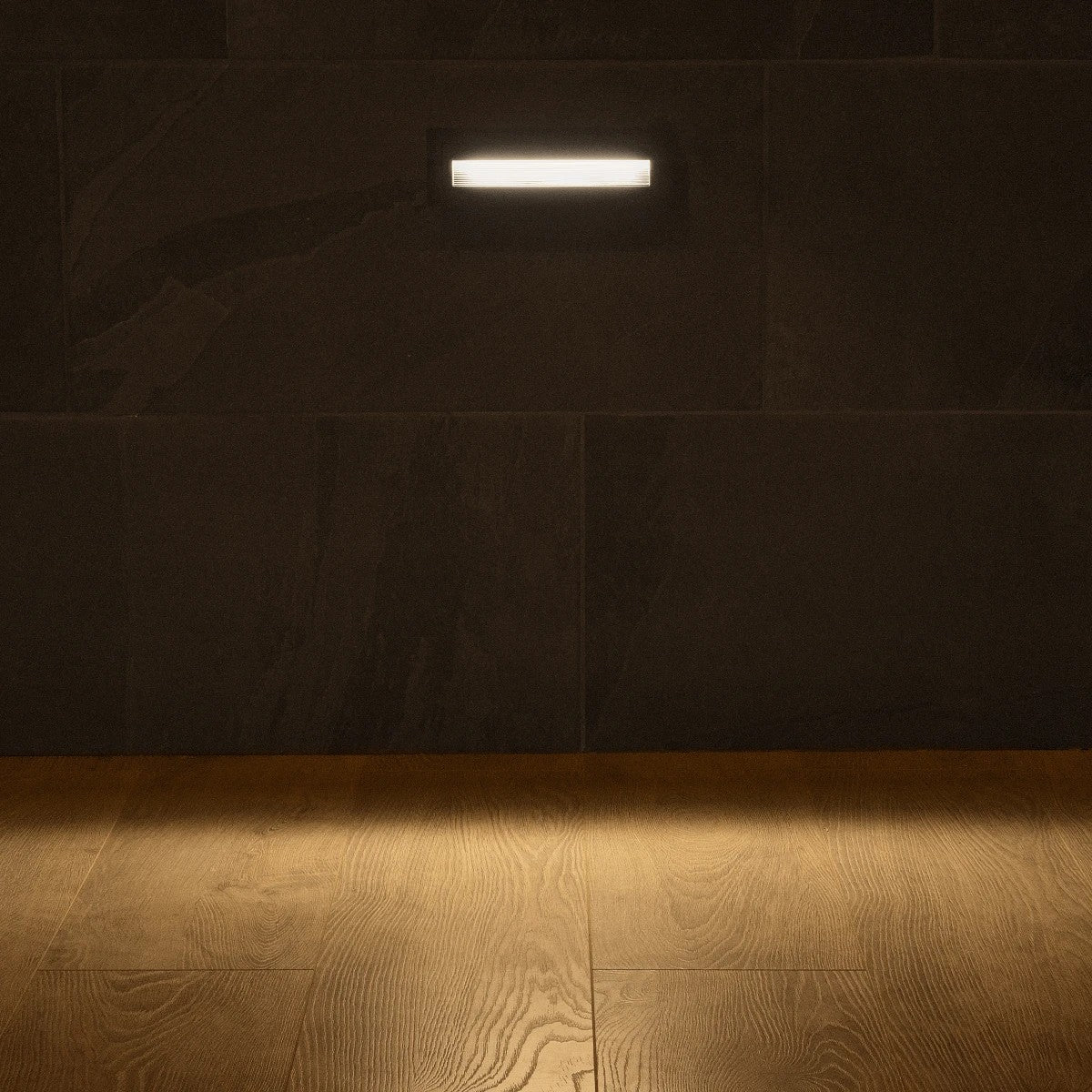 kelvo® STEPART KLV-101-0086 Μοντέρνο Χωνευτό Φωτιστικό Σκαλοπατιού - Διαδρόμου LED 6W 750lm 45° AC 220-240V Αδιάβροχο IP65 Θερμό Λευκό 2700K - Lumileds SMD Chip & TÜV SÜD Driver - Μαύρο Ματ - Μ21 x Π5.5 x Υ6.5cm / Q20.3 x 5.6cm - 5 Χρόνια Εγγύηση - ledmania.gr