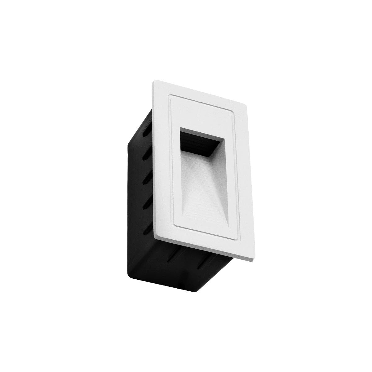 kelvo® STEPART KLV-101-0091 Μοντέρνο Χωνευτό Φωτιστικό Σκαλοπατιού - Διαδρόμου LED 3W 375lm 45° AC 220-240V Αδιάβροχο IP65 Θερμό Λευκό 2700K - Lumileds SMD Chip & TÜV SÜD Driver - Λευκό Ματ - Μ6 x Π5.5 x Υ10cm / Q5 x 9.61cm - 5 Χρόνια Εγγύηση - ledmania.gr