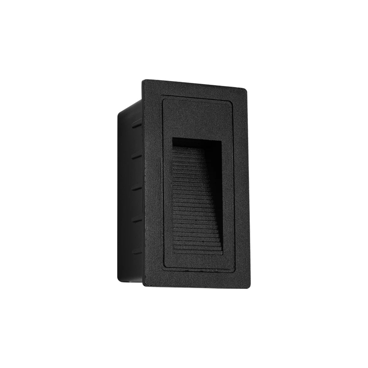 kelvo® STEPART KLV-101-0089 Μοντέρνο Χωνευτό Φωτιστικό Σκαλοπατιού - Διαδρόμου LED 3W 375lm 45° AC 220-240V Αδιάβροχο IP65 Θερμό Λευκό 2700K - Lumileds SMD Chip & TÜV SÜD Driver - Μαύρο Ματ - Μ5.5 x Π6 x Υ10cm / Q5 x 9.61cm - 5 Χρόνια Εγγύηση - ledmania.gr