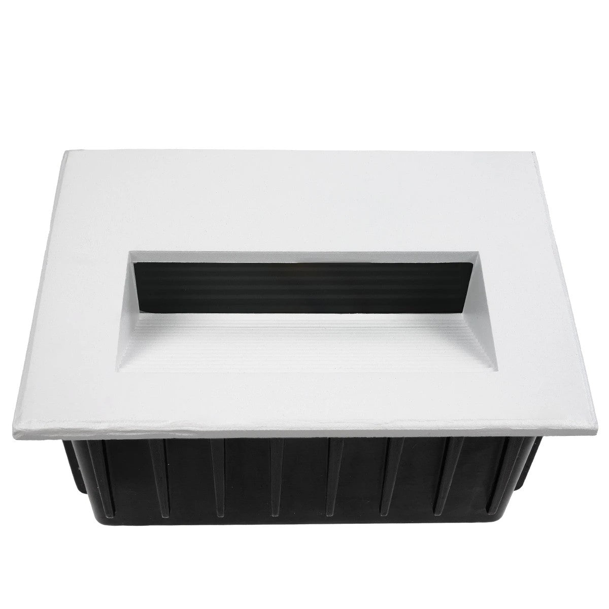 kelvo® STEPART KLV-101-0085 Μοντέρνο Χωνευτό Φωτιστικό Σκαλοπατιού - Διαδρόμου LED 6W 750lm 45° AC 220-240V Αδιάβροχο IP65 Θερμό Λευκό 2700K - Lumileds SMD Chip & TÜV SÜD Driver - Λευκό Ματ - Μ11.5 x Π5.3 x Υ8.3cm / Q10.63 x 7.61cm - 5 Χρόνια Εγγύηση - ledmania.gr