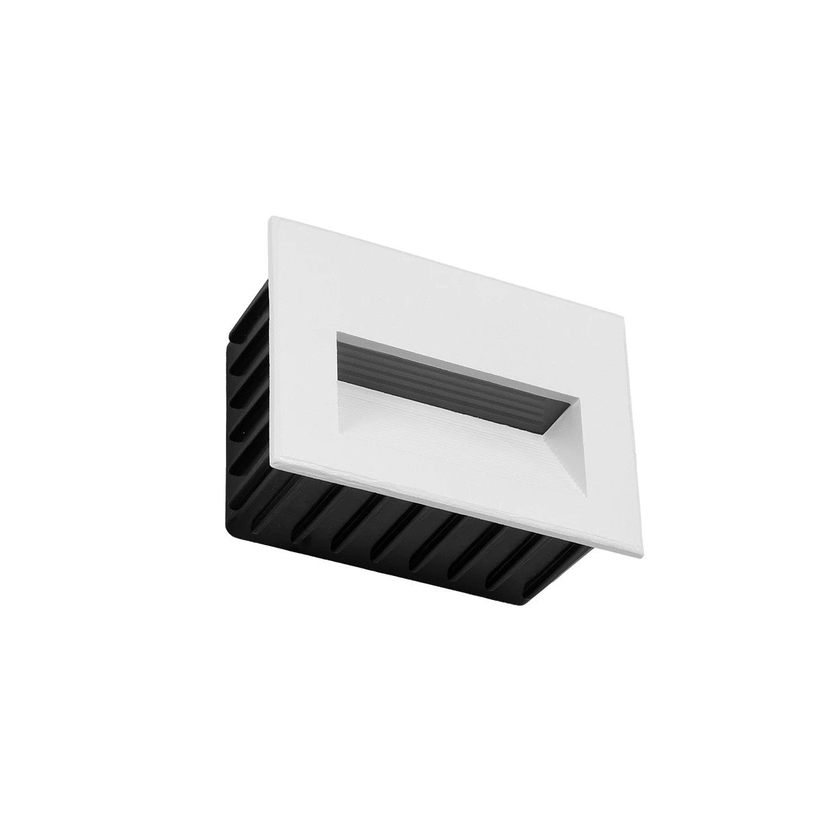 kelvo® STEPART KLV-101-0085 Μοντέρνο Χωνευτό Φωτιστικό Σκαλοπατιού - Διαδρόμου LED 6W 750lm 45° AC 220-240V Αδιάβροχο IP65 Θερμό Λευκό 2700K - Lumileds SMD Chip & TÜV SÜD Driver - Λευκό Ματ - Μ11.5 x Π5.3 x Υ8.3cm / Q10.63 x 7.61cm - 5 Χρόνια Εγγύηση - ledmania.gr