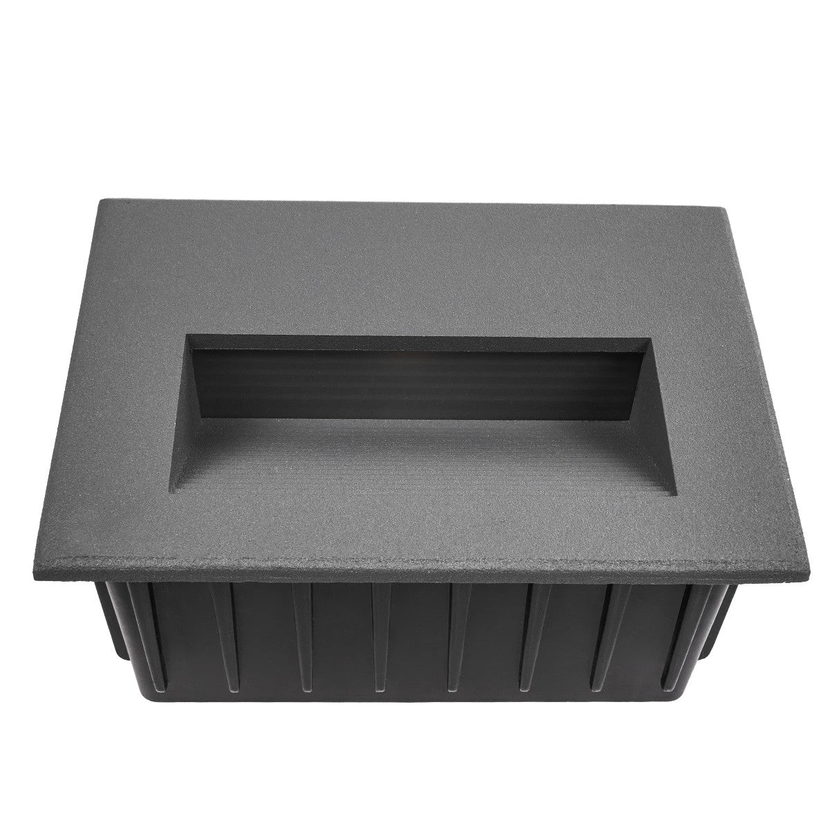 kelvo® STEPART KLV-101-0084 Μοντέρνο Χωνευτό Φωτιστικό Σκαλοπατιού - Διαδρόμου LED 6W 750lm 45° AC 220-240V Αδιάβροχο IP65 Θερμό Λευκό 2700K - Lumileds SMD Chip & TÜV SÜD Driver - Γκρι Ανθρακί Ματ - Μ11.5 x Π5.3 x Υ8.3cm / Q10.63 x 7.61cm - 5 Χρόνια Εγ... - ledmania.gr