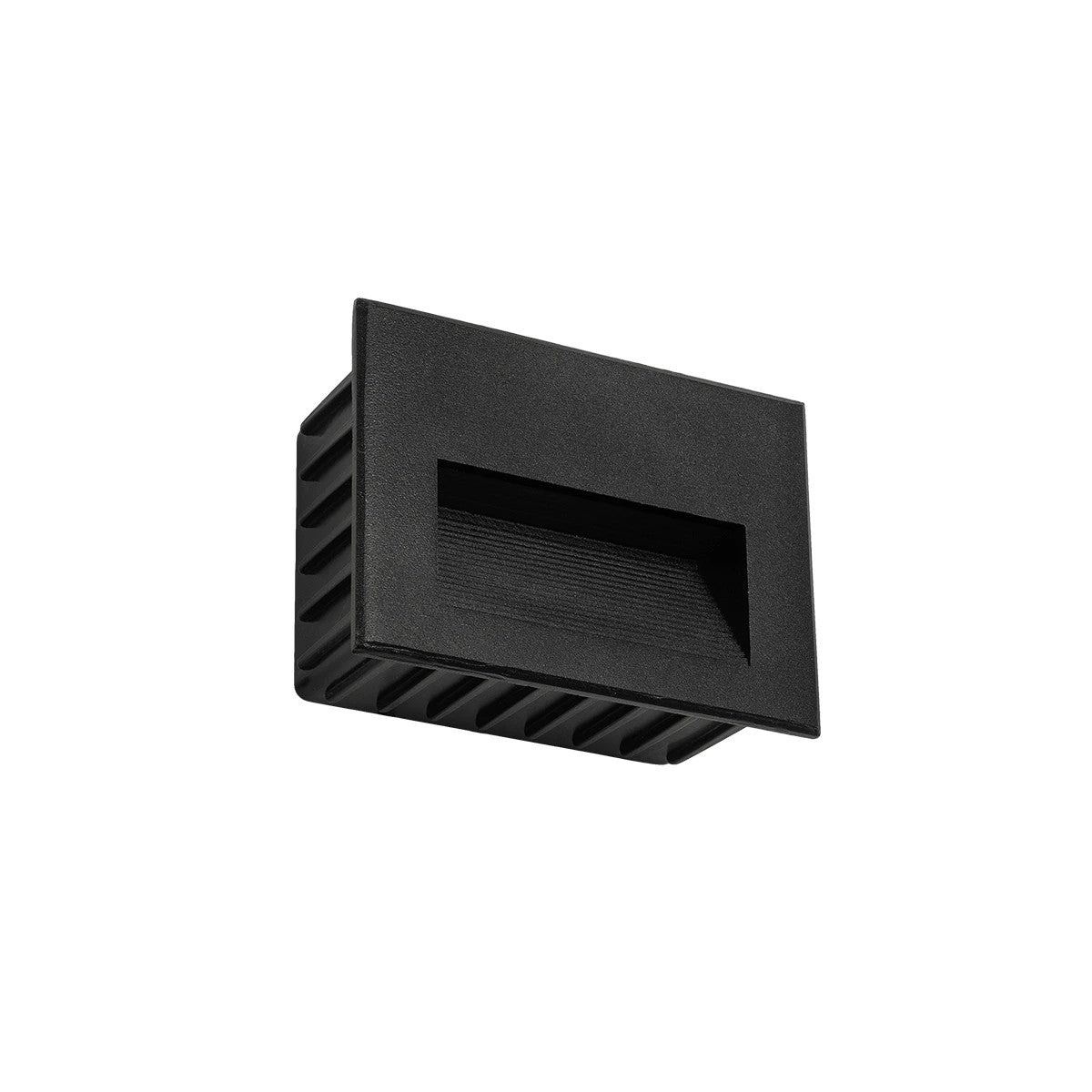 kelvo® STEPART KLV-101-0083 Μοντέρνο Χωνευτό Φωτιστικό Σκαλοπατιού - Διαδρόμου LED 6W 750lm 45° AC 220-240V Αδιάβροχο IP65 Θερμό Λευκό 2700K - Lumileds SMD Chip & TÜV SÜD Driver - Μαύρο Ματ - Μ11.5 x Π5.3 x Υ8.3cm / Q10.63 x 7.61cm - 5 Χρόνια Εγγύηση - ledmania.gr