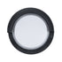 GLOBOSTAR® APEX 60764 Φωτιστικό Τοίχου - Απλίκα Εσωτερικού/Εξωτερικού Χώρου LED 10W 1050lm 120° AC175-265V Αδιάβροχο IP65 - Πλαστικό Σώμα - Φυσικό λευκό 4500K - Φ17 x Υ9cm - Μαύρο - Bridgelux Chip - 3 Χρόνια Εγγύηση - ledmania.gr