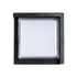 GLOBOSTAR® APEX 60770 Φωτιστικό Τοίχου - Απλίκα Εσωτερικού/Εξωτερικού Χώρου LED 10W 1050lm 120° AC175-265V Αδιάβροχο IP65 - Πλαστικό Σώμα - Φυσικό λευκό 4500K - Μ17 x Π17 x Υ9cm - Μαύρο - Bridgelux Chip - 3 Χρόνια Εγγύηση - ledmania.gr