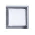 GLOBOSTAR® APEX 60771 Φωτιστικό Τοίχου - Απλίκα Εσωτερικού/Εξωτερικού Χώρου LED 10W 1050lm 120° AC175-265V Αδιάβροχο IP65 - Πλαστικό Σώμα - Φυσικό λευκό 4500K - Μ17 x Π17 x Υ9cm - Γκρι - Bridgelux Chip - 3 Χρόνια Εγγύηση - ledmania.gr