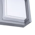 GLOBOSTAR® APEX 60771 Φωτιστικό Τοίχου - Απλίκα Εσωτερικού/Εξωτερικού Χώρου LED 10W 1050lm 120° AC175-265V Αδιάβροχο IP65 - Πλαστικό Σώμα - Φυσικό λευκό 4500K - Μ17 x Π17 x Υ9cm - Γκρι - Bridgelux Chip - 3 Χρόνια Εγγύηση - ledmania.gr