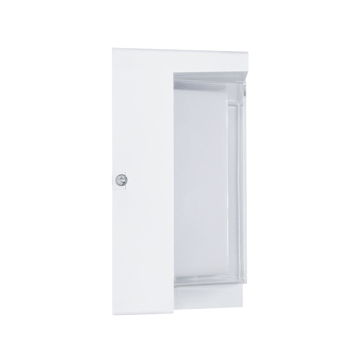 GLOBOSTAR® APEX 60772 Φωτιστικό Τοίχου - Απλίκα Εσωτερικού/Εξωτερικού Χώρου LED 10W 1050lm 120° AC175-265V Αδιάβροχο IP65 - Πλαστικό Σώμα - Φυσικό λευκό 4500K - Μ17 x Π17 x Υ9cm - Λευκό - Bridgelux Chip - 3 Χρόνια Εγγύηση - ledmania.gr