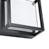 GLOBOSTAR® MAJESTIC 60773 Φωτιστικό Τοίχου - Απλίκα Εσωτερικού/Εξωτερικού Χώρου LED 10W 1050lm 120° AC175-265V Αδιάβροχο IP65 - Πλαστικό Σώμα - Φυσικό λευκό 4500K - Μ17 x Π17 x Υ9cm - Μαύρο - Bridgelux Chip - 3 Χρόνια Εγγύηση - ledmania.gr
