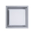 GLOBOSTAR® MAJESTIC 60774 Φωτιστικό Τοίχου - Απλίκα Εσωτερικού/Εξωτερικού Χώρου LED 10W 1050lm 120° AC175-265V Αδιάβροχο IP65 - Πλαστικό Σώμα - Φυσικό λευκό 4500K - Μ17 x Π17 x Υ9cm - Γκρι - Bridgelux Chip - 3 Χρόνια Εγγύηση - ledmania.gr