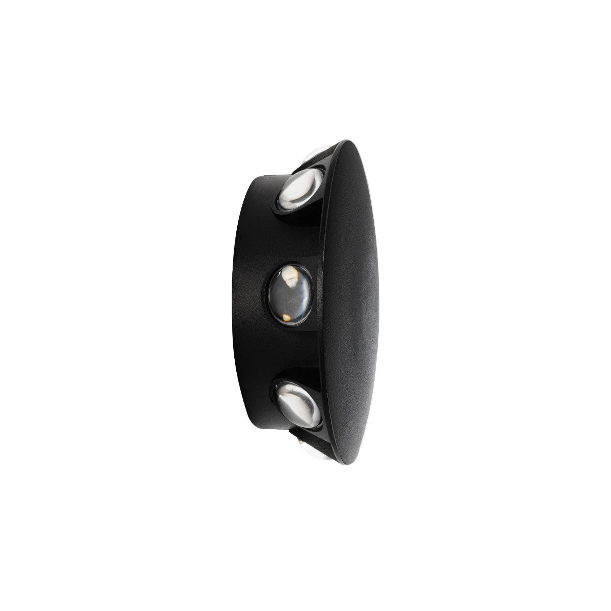 GLOBOSTAR® SOL 60796 Μοντέρνο Φωτιστικό Τοίχου - Απλίκα LED 16W 2000lm 30° AC 220-240V Αδιάβροχο IP65 Θερμό Λευκό 2700K - CREE XPE Chip & TÜV SÜD Driver - Μαύρο Ματ - Μ16 x Π5.5 x Υ16cm - 5 Χρόνια Εγγύηση