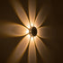 GLOBOSTAR® SOL 60796 Μοντέρνο Φωτιστικό Τοίχου - Απλίκα LED 16W 2000lm 30° AC 220-240V Αδιάβροχο IP65 Θερμό Λευκό 2700K - CREE XPE Chip & TÜV SÜD Driver - Μαύρο Ματ - Μ16 x Π5.5 x Υ16cm - 5 Χρόνια Εγγύηση