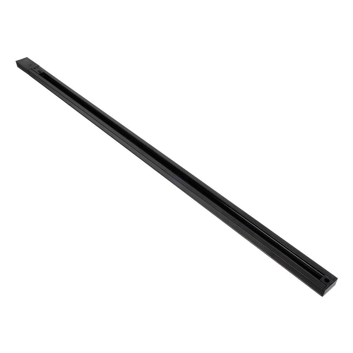 GLOBOSTAR® TRACKOLD-2PH 60875 Διφασική Ράγα 3 Καλωδίων 2L+1N για Σύστημα Ράγας Trackold-2PH AC 220-240V IP20 - Μαύρο Ματ - Μ100 x Π5 x Υ1cm - ledmania.gr