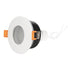 GLOBOSTAR® KAPA 60889 Χωνευτή Στρόγγυλη Βάση Σποτ Οροφής/Μπάνιου για Λάμπα MR16/GU10 Αδιάβροχο IP65 - Λευκό Αλουμίνιο & Λευκό Γυαλί - Φ8.5 x Υ4.2cm / Q7.5cm - ledmania.gr