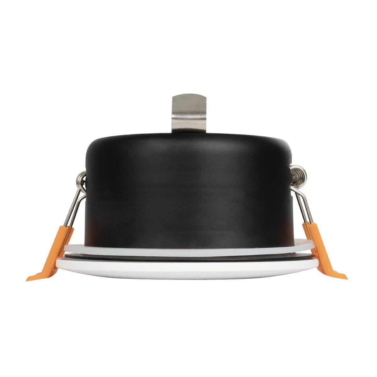 GLOBOSTAR® KAPA 60889 Χωνευτή Στρόγγυλη Βάση Σποτ Οροφής/Μπάνιου για Λάμπα MR16/GU10 Αδιάβροχο IP65 - Λευκό Αλουμίνιο & Λευκό Γυαλί - Φ8.5 x Υ4.2cm / Q7.5cm - ledmania.gr