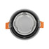 GLOBOSTAR® SIGMA 60892 Χωνευτή Στρόγγυλη Βάση Σποτ Οροφής/Μπάνιου για Λάμπα MR16/GU10 Αδιάβροχο IP65 - Λευκό Αλουμίνιο & Λευκό Γυαλί - Φ8.5 x Υ4.4cm / Q7.5cm - ledmania.gr