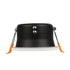 GLOBOSTAR® SIGMA 60892 Χωνευτή Στρόγγυλη Βάση Σποτ Οροφής/Μπάνιου για Λάμπα MR16/GU10 Αδιάβροχο IP65 - Λευκό Αλουμίνιο & Λευκό Γυαλί - Φ8.5 x Υ4.4cm / Q7.5cm - ledmania.gr