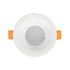 GLOBOSTAR® LAMDA 60894 Χωνευτή Στρόγγυλη Βάση Σποτ Οροφής/Μπάνιου για Λάμπα MR16/GU10 Αδιάβροχο IP65 - Λευκό Αλουμίνιο & Λευκό Γυαλί - Φ8.5 x Υ3.5cm / Q7.5cm - ledmania.gr