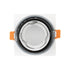 GLOBOSTAR® EPSILON 60896 Χωνευτή Τετράγωνη Βάση Σποτ Οροφής/Μπάνιου για Λάμπα MR16/GU10 Αδιάβροχο IP65 - Λευκό Αλουμίνιο & Λευκό Γυαλί - Φ8.5 x Υ4.4cm / Q7.5 x 7.5cm - ledmania.gr