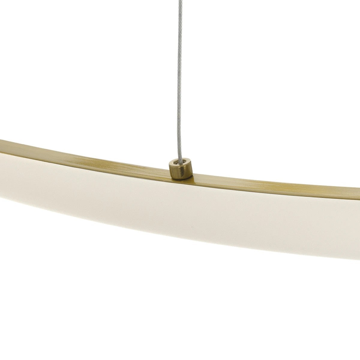 GLOBOSTAR® DEXTER 60920 Μοντέρνο Κρεμαστό Φωτιστικό Οροφής LED 120W 13440lm 300° AC 220-240V IP20 Ρυθμιζόμενο Λευκό CCT με Χειριστήριο από 2700K έως 6000K Dimmable - Lumileds SMD Chip - Χρυσό Βούρτσας - Μ103 x Π103 x Υ30cm - 3 Χρόνια Εγγύηση - ledmania.gr