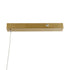 GLOBOSTAR® LINARIA 60923 Μοντέρνο Κρεμαστό Φωτιστικό Οροφής LED 36W 4150lm 180° AC 220-240V IP20 Ρυθμιζόμενο Λευκό CCT με Χειριστήριο από 2700K έως 6000K Dimmable - Lumileds SMD Chip - Χρυσό Βούρτσας - Μ120 x Π2 x Υ10cm - 3 Χρόνια Εγγύηση - ledmania.gr