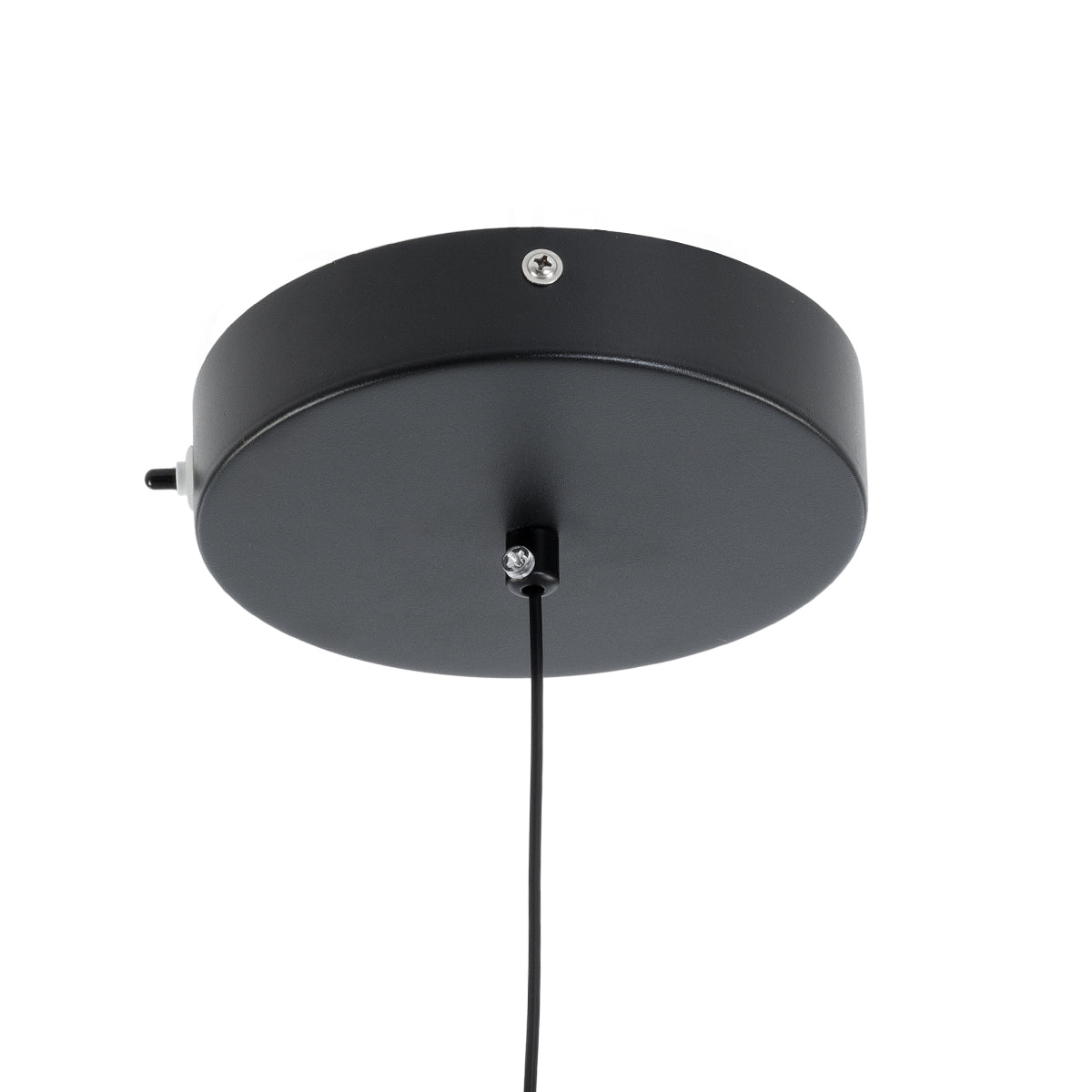 GLOBOSTAR® ZANE 60933 Κρεμαστό Φωτιστικό Design LED CCT 18W 2016lm 120° AC 220-240V IP20 - Εναλλαγή Φωτισμού μέσω Τηλεχειριστηρίου All In One Ψυχρό 6000k+Φυσικό 4500k+Θερμό 2700k Dimmable - Φ15 x Υ18cm - Μαύρο & Χρυσό - 3 Χρόνια Εγγύηση - ledmania.gr
