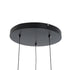 GLOBOSTAR® ZANE 60934 Κρεμαστό Φωτιστικό Design LED CCT 54W 6048lm 120° AC 220-240V IP20 - Εναλλαγή Φωτισμού μέσω Τηλεχειριστηρίου All In One Ψυχρό 6000k+Φυσικό 4500k+Θερμό 2700k Dimmable - Φ60 x Υ18cm - Μαύρο & Χρυσό - 3 Χρόνια Εγγύηση - ledmania.gr