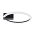 GloboStar® CINDERELLA 60976 Φωτιστικό Οροφής Δαχτυλίδι-Κύκλος LED CCT 16W 1792lm 360° AC 220-240V - Εναλλαγή Φωτισμού μέσω Διακόπτη On/Off All In One Ψυχρό 6000k+Φυσικό 4500k+Θερμό 2700k Φ28cm - Μαύρο - 3 Years Warranty - ledmania.gr