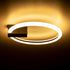 GloboStar® CINDERELLA 60976 Φωτιστικό Οροφής Δαχτυλίδι-Κύκλος LED CCT 16W 1792lm 360° AC 220-240V - Εναλλαγή Φωτισμού μέσω Διακόπτη On/Off All In One Ψυχρό 6000k+Φυσικό 4500k+Θερμό 2700k Φ28cm - Μαύρο - 3 Years Warranty - ledmania.gr
