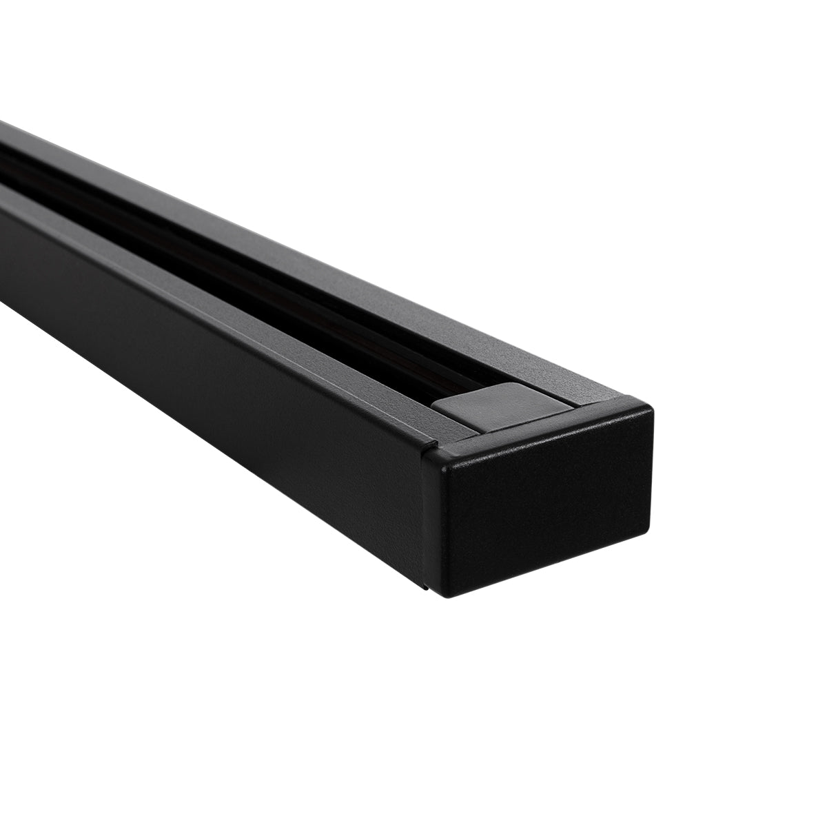 GLOBOSTAR® EUROTRACK-1PH 60984-3M Μονοφασική Ράγα 2 Καλωδίων 1L+1N για Σύστημα Ράγας Eurotrack-1PH AC 220-240V IP20 - Μαύρο Ματ - Μ300 x Π3.6 x Υ2cm - ledmania.gr