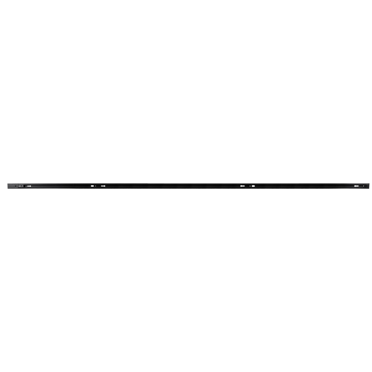 GLOBOSTAR® EUROTRACK-1PH 60984-3M Μονοφασική Ράγα 2 Καλωδίων 1L+1N για Σύστημα Ράγας Eurotrack-1PH AC 220-240V IP20 - Μαύρο Ματ - Μ300 x Π3.6 x Υ2cm - ledmania.gr