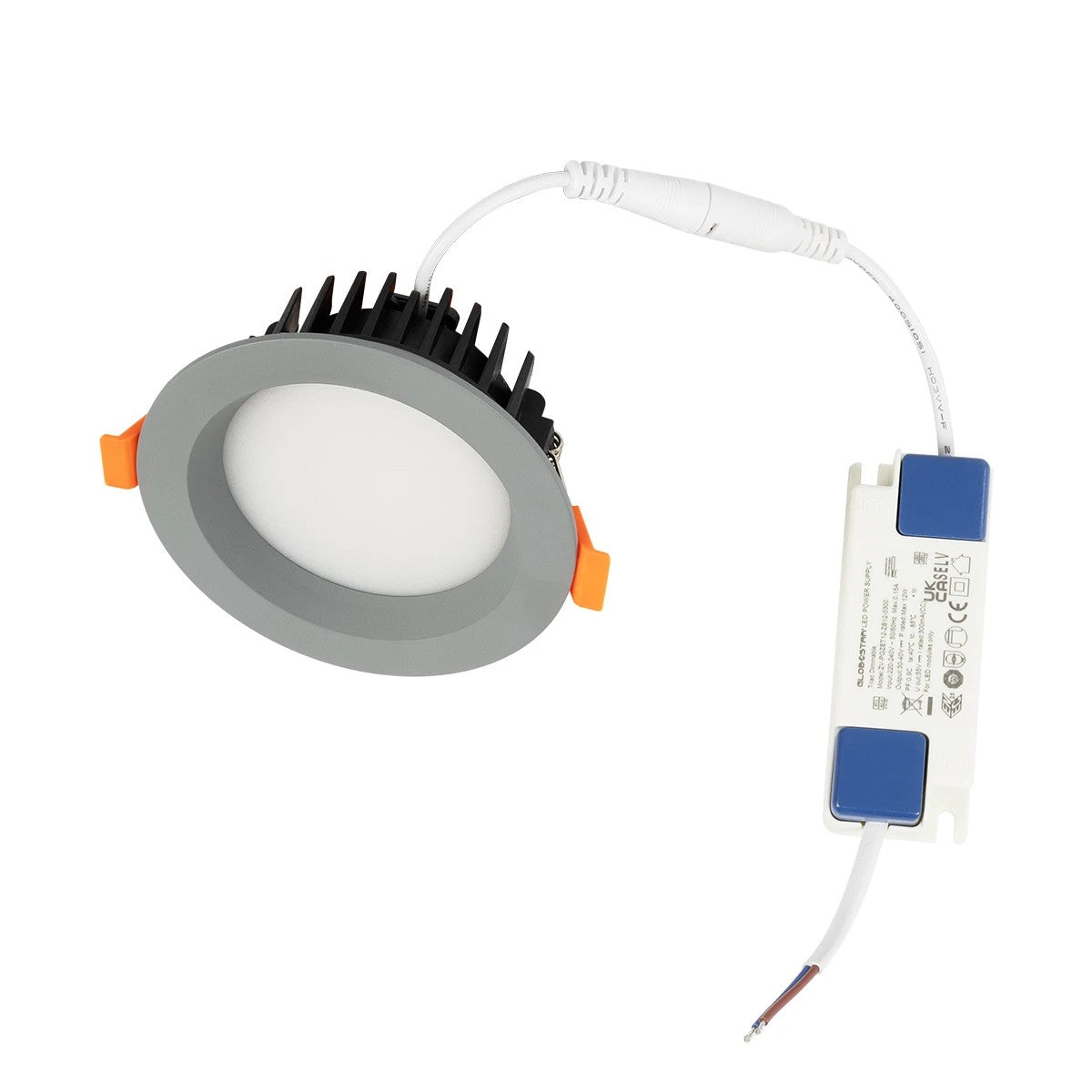 GLOBOSTAR® WATERA 60986 Χωνευτό Downlight Σποτ Panel LED 12W 1500lm 120° AC 220-240V Αδιάβροχο IP54 Ρυθμιζόμενο Λευκό CCT με Διακόπτη στο Σώμα 2700K/4500K/6000K Dimmable - Lumileds SMD Chip & TÜV SÜD Driver - Γκρι Ανθρακί Ματ - Μ10.8 x Π10.8 x Υ3.2cm /... - ledmania.gr