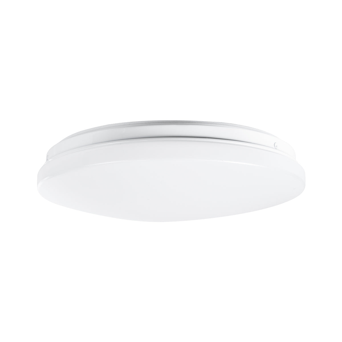 GloboStar® CELANO 61005 LED Πλαφονιέρα Οροφής Στρόγγυλη Φ26 20W 2000lm 120° AC 220-240V Αδιάβροχη IP54 Φ26 x Υ6cm Ψυχρό Λευκό 6000K - 3 Χρόνια Εγγύηση