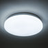 GloboStar® CELANO 61005 LED Πλαφονιέρα Οροφής Στρόγγυλη Φ26 20W 2000lm 120° AC 220-240V Αδιάβροχη IP54 Φ26 x Υ6cm Ψυχρό Λευκό 6000K - 3 Χρόνια Εγγύηση