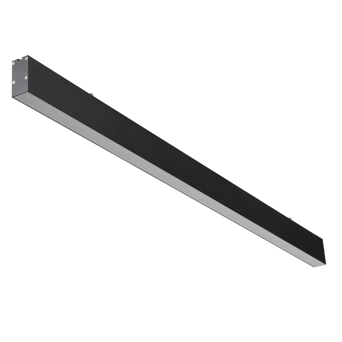 GloboStar® FELIX 61028-S Γραμμικό Φωτιστικό Οροφής Linear LED CCT 54W 6500lm 120° AC 220-240V Μ120 x Π3.5 x Υ7cm - Εναλλαγή Φωτισμού μέσω Τηλεχειριστηρίου All In One Ψυχρό 6000k+Φυσικό 4500k+Θερμό 2700k Dimmable - Μαύρο - 3 Years Warranty