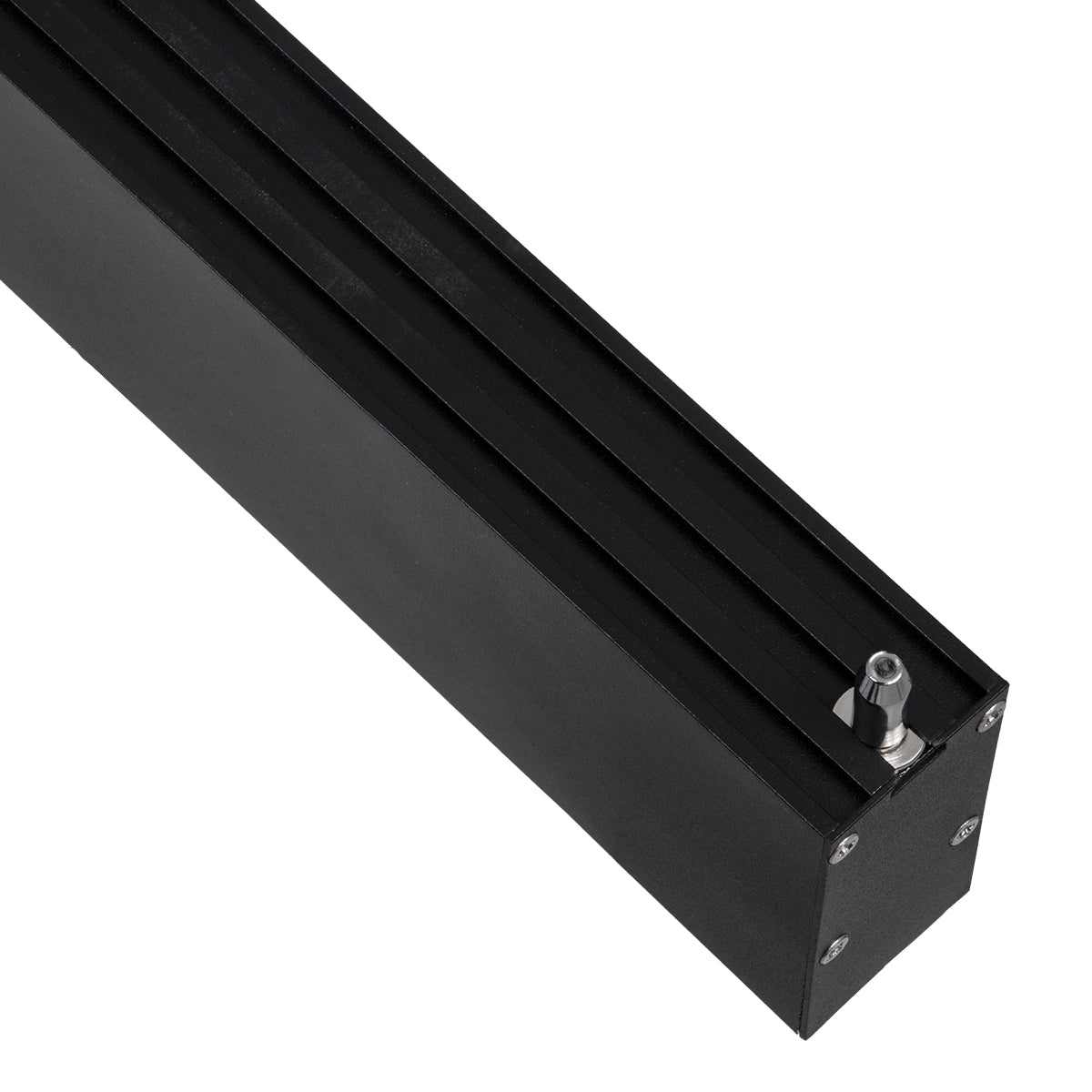 GloboStar® FELIX 61028-S Γραμμικό Φωτιστικό Οροφής Linear LED CCT 54W 6500lm 120° AC 220-240V Μ120 x Π3.5 x Υ7cm - Εναλλαγή Φωτισμού μέσω Τηλεχειριστηρίου All In One Ψυχρό 6000k+Φυσικό 4500k+Θερμό 2700k Dimmable - Μαύρο - 3 Years Warranty