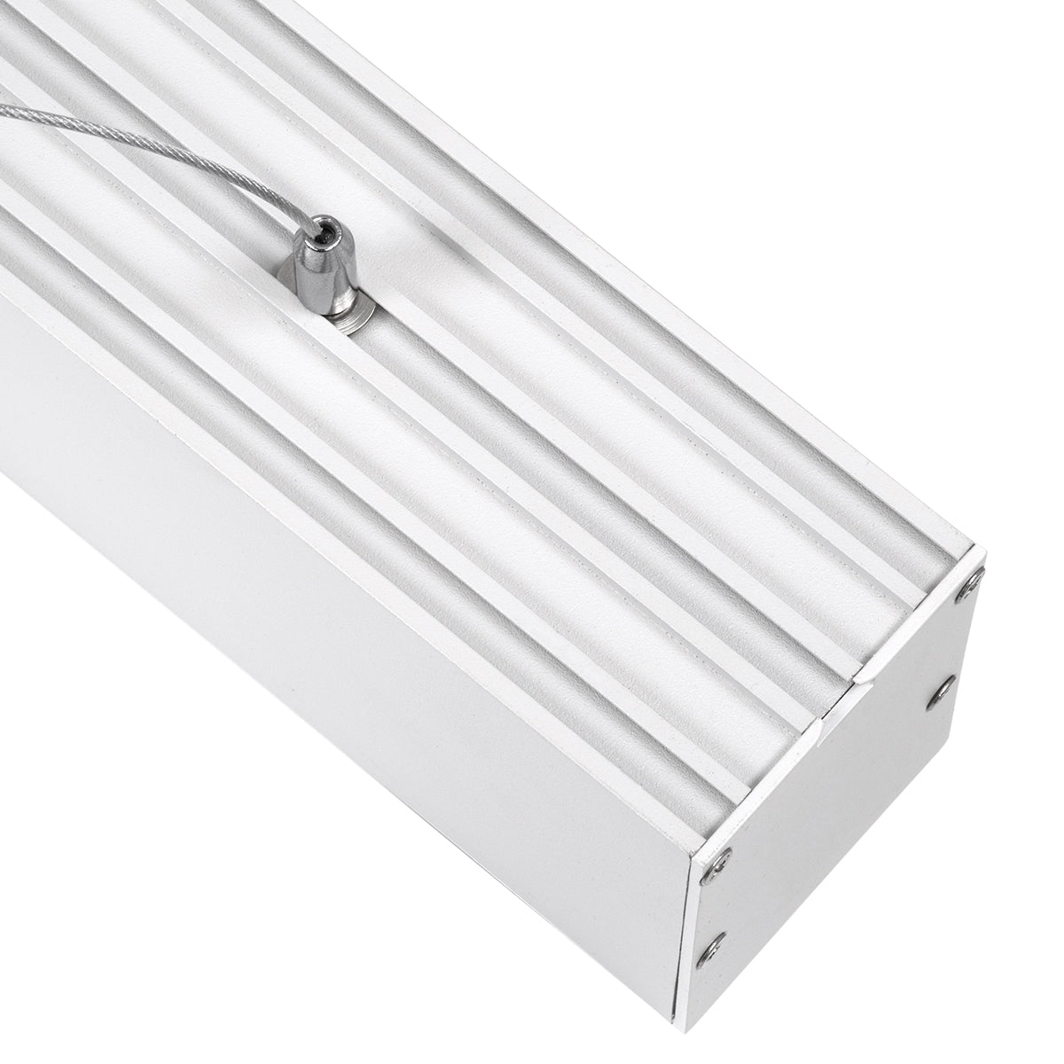 GloboStar® ORION 61031-P Γραμμικό Κρεμαστό Φωτιστικό Linear LED CCT 72W 8600lm 120° AC 220-240V Μ120 x Π5.5 x Υ7cm - Εναλλαγή Φωτισμού μέσω Τηλεχειριστηρίου All In One Ψυχρό 6000k+Φυσικό 4500k+Θερμό 2700k Dimmable - Λευκό - 3 Years Warranty