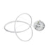 GLOBOSTAR® DEXTER 61050 Μοντέρνο Κρεμαστό Φωτιστικό Οροφής LED 72W 8064lm 300° AC 220-240V IP20 Ρυθμιζόμενο Λευκό CCT με Χειριστήριο από 2700K έως 6000K Dimmable - Lumileds SMD Chip - Λευκό Ματ - Μ56 x Π56 x Υ14cm - 3 Χρόνια Εγγύηση - ledmania.gr