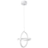 GloboStar® ALICE 61056 Κρεμαστό Φωτιστικό Οροφής Design LED CCT 20W 2400lm 300° AC 220-240V - Εναλλαγή Φωτισμού μέσω Διακόπτη On/Off All In One Ψυχρό 6000k+Φυσικό 4500k+Θερμό 2700k Μ25 x Π22 x Υ25cm - Λευκό - ledmania.gr