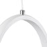 GloboStar® ALICE 61056 Κρεμαστό Φωτιστικό Οροφής Design LED CCT 20W 2400lm 300° AC 220-240V - Εναλλαγή Φωτισμού μέσω Διακόπτη On/Off All In One Ψυχρό 6000k+Φυσικό 4500k+Θερμό 2700k Μ25 x Π22 x Υ25cm - Λευκό - ledmania.gr