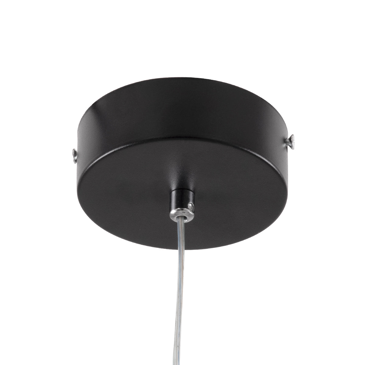 GloboStar® ROSE 61064 Κρεμαστό Φωτιστικό Οροφής Design LED CCT 22W 2640lm 300° AC 220-240V - Εναλλαγή Φωτισμού μέσω Διακόπτη On/Off All In One Ψυχρό 6000k+Φυσικό 4500k+Θερμό 2700k Μ24 x Π22 x Υ24cm - Μαύρο - ledmania.gr