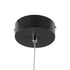GloboStar® ROSE 61064 Κρεμαστό Φωτιστικό Οροφής Design LED CCT 22W 2640lm 300° AC 220-240V - Εναλλαγή Φωτισμού μέσω Διακόπτη On/Off All In One Ψυχρό 6000k+Φυσικό 4500k+Θερμό 2700k Μ24 x Π22 x Υ24cm - Μαύρο - ledmania.gr