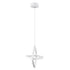 GloboStar® ROSE 61065 Κρεμαστό Φωτιστικό Οροφής Design LED CCT 22W 2640lm 300° AC 220-240V - Εναλλαγή Φωτισμού μέσω Διακόπτη On/Off All In One Ψυχρό 6000k+Φυσικό 4500k+Θερμό 2700k Μ24 x Π22 x Υ24cm - Λευκό - ledmania.gr