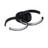 GloboStar® EVA 61067 Φωτιστικό Οροφής Design LED CCT 16W 1920lm 300° AC 220-240V - Εναλλαγή Φωτισμού μέσω Διακόπτη On/Off All In One Ψυχρό 6000k+Φυσικό 4500k+Θερμό 2700k Μ33 x Π21 x Υ7cm - Μαύρο - ledmania.gr