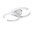 GloboStar® EVA 61068 Φωτιστικό Οροφής Design LED CCT 16W 1920lm 300° AC 220-240V - Εναλλαγή Φωτισμού μέσω Διακόπτη On/Off All In One Ψυχρό 6000k+Φυσικό 4500k+Θερμό 2700k Μ33 x Π21 x Υ7cm - Λευκό - ledmania.gr