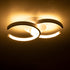 GloboStar® EVA 61068 Φωτιστικό Οροφής Design LED CCT 16W 1920lm 300° AC 220-240V - Εναλλαγή Φωτισμού μέσω Διακόπτη On/Off All In One Ψυχρό 6000k+Φυσικό 4500k+Θερμό 2700k Μ33 x Π21 x Υ7cm - Λευκό - ledmania.gr
