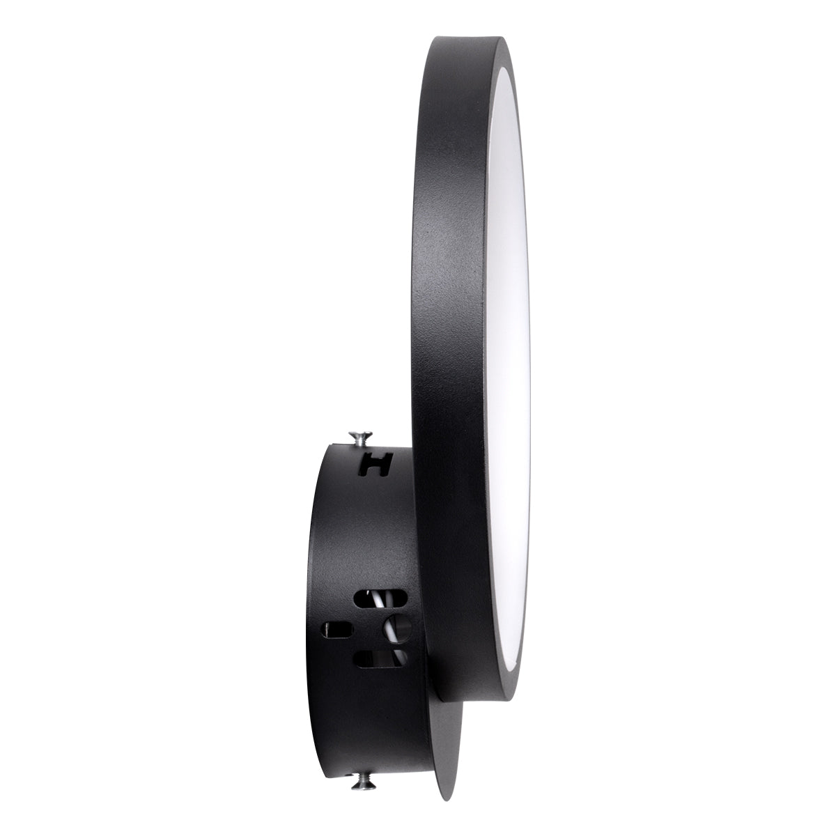 GloboStar® TED 61070 Φωτιστικό Τοίχου - Απλίκα Design LED CCT 9W 1080lm 300° AC 220-240V - Εναλλαγή Φωτισμού μέσω Διακόπτη On/Off All In One Ψυχρό 6000k+Φυσικό 4500k+Θερμό 2700k Μ20 x Π5.5 x Υ23cm - Μαύρο - ledmania.gr