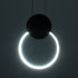 GLOBOSTAR® CYCLOS 61073 Μοντέρνο Κρεμαστό Φωτιστικό Οροφής LED 9W 1080lm 300° AC 220-240V IP20 Ρυθμιζόμενο Λευκό CCT με On/Off 2700K/4500K/6000K - Lumileds SMD Chip - Μαύρο Ματ - Μ21 x Π2.3 x Υ26.5cm - 3 Χρόνια Εγγύηση - ledmania.gr
