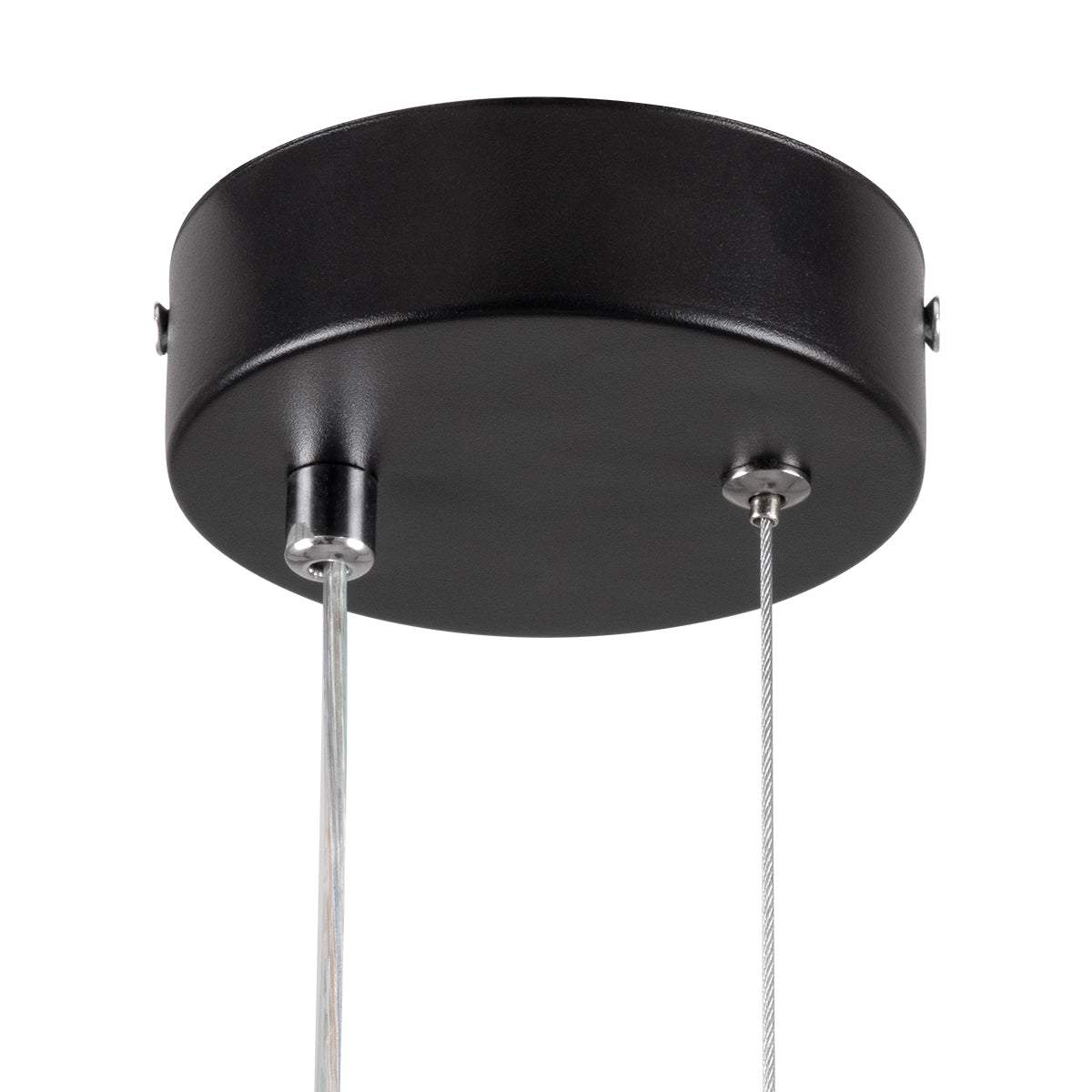 GLOBOSTAR® CYCLOS 61073 Μοντέρνο Κρεμαστό Φωτιστικό Οροφής LED 9W 1080lm 300° AC 220-240V IP20 Ρυθμιζόμενο Λευκό CCT με On/Off 2700K/4500K/6000K - Lumileds SMD Chip - Μαύρο Ματ - Μ21 x Π2.3 x Υ26.5cm - 3 Χρόνια Εγγύηση - ledmania.gr