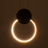 GLOBOSTAR® CYCLOS 61073 Μοντέρνο Κρεμαστό Φωτιστικό Οροφής LED 9W 1080lm 300° AC 220-240V IP20 Ρυθμιζόμενο Λευκό CCT με On/Off 2700K/4500K/6000K - Lumileds SMD Chip - Μαύρο Ματ - Μ21 x Π2.3 x Υ26.5cm - 3 Χρόνια Εγγύηση - ledmania.gr